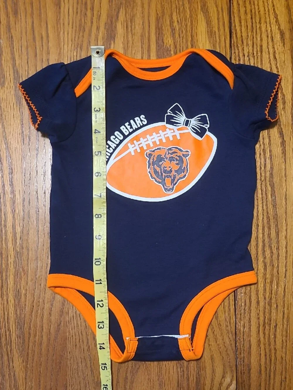 Chicago Bears Navy And Orange Infant Bodysuit - 12 Months